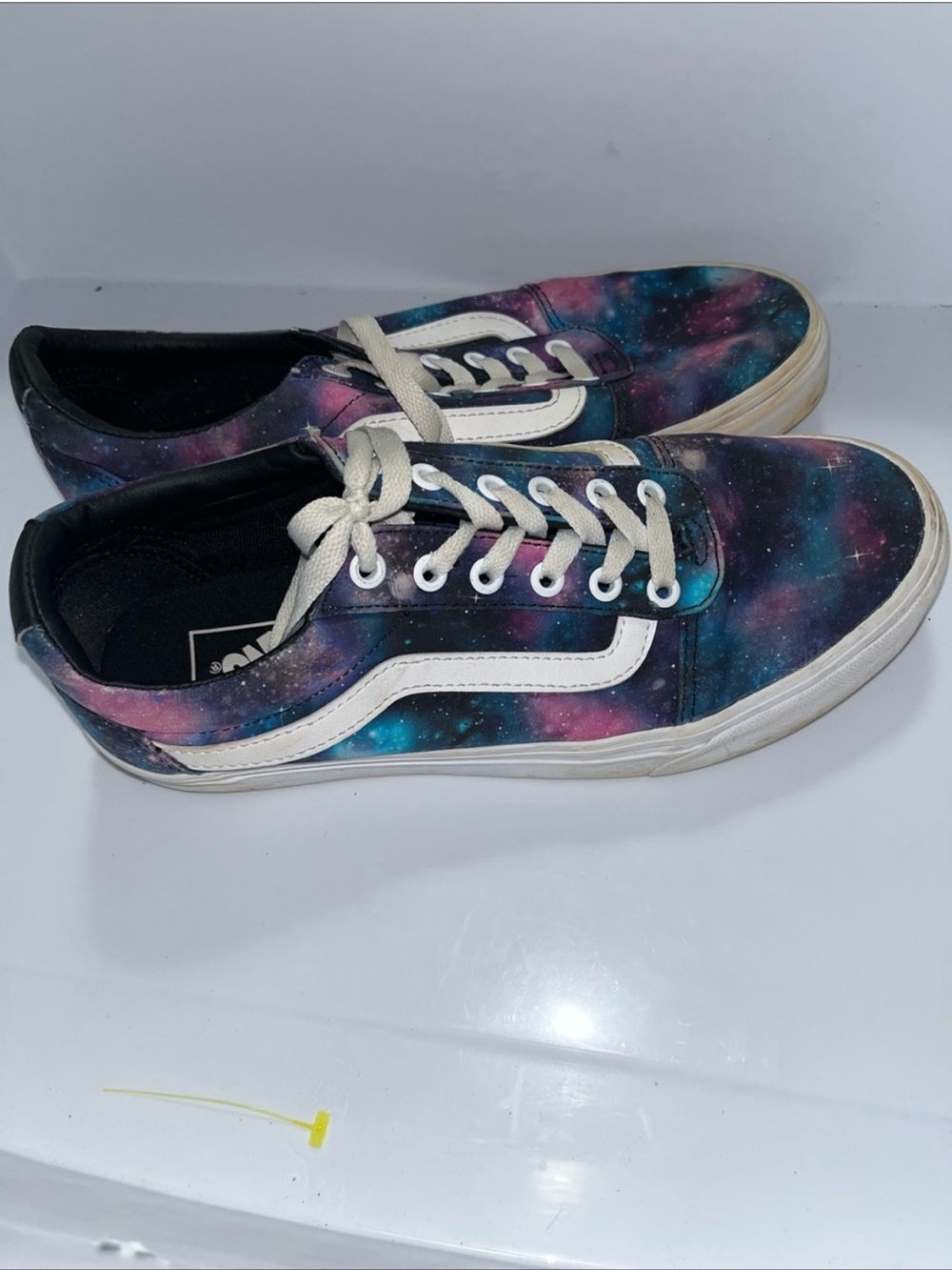 Vans Old Skool Galaxy Print Sneakers - Purple Blue Pink